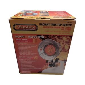 Mr. Heater SRC15T 15000 BTU Tank-Top Propane Heater - Silver